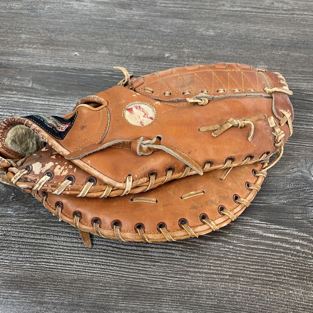 All Pro KMart Top Grain Leather Baseball Glove FB-77-1000 RHT VTG
